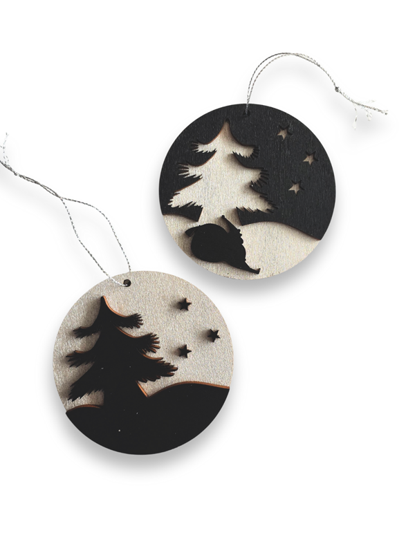 Играчка за елха Коледна нощ