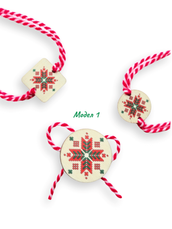 Комплект от три мартеници с шевици - Неща с душа